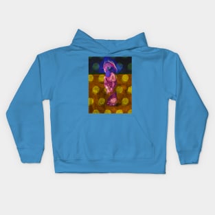 Peasant Woman Binding Sheaves by Van Gogh (Remix by SABRE) Kids Hoodie